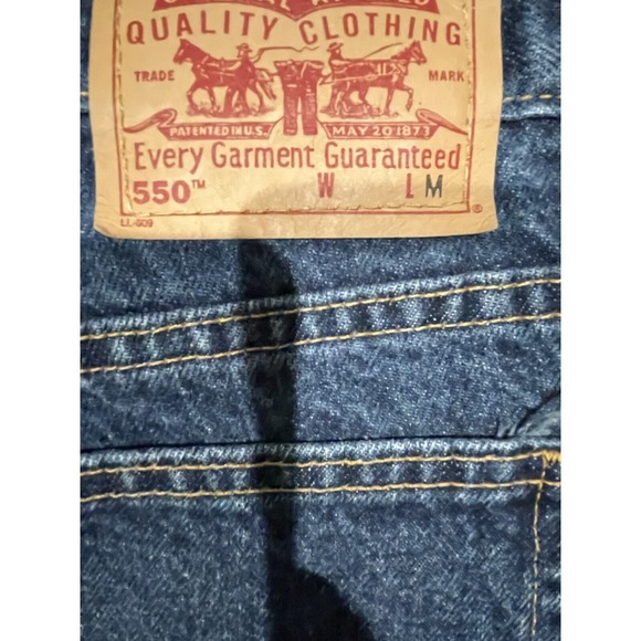 VTG Levis 550 Relaxed Fit Tapered Leg Mom Jeans Womens 14 MIS Y2K Fits 30x30 - Picture 5 of 7